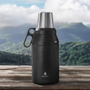 64oz Insulated Stack Jug with 4 Stainless Steel Cups