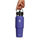 Hydro Flask 32oz Wide Mouth Flex Straw Travel Water Bottle- Phantom