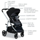 Grove Modular Lightweight Baby Stroller - Pindot Onyx Edition