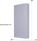 Breathable Fiber Crib and Toddler Mattress - Periwinkle