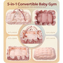 5-in-1 Plush Baby Play Gym - Pink