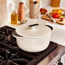 6.5 qt Enameled Cast Iron Dutch Oven with Lid - Rust