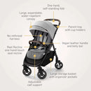 Merge Travel System with SnugRide SnugFit 35 LX Infant Car Seat - Midtown