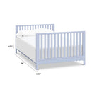 Twin/Full-Size Bed Conversion Kit (M5789) - Powder Blue