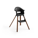 Clikk High Chair - Black/Warm Brown