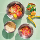 3pc Stainless Steel Non-Slip Mixing Bowls