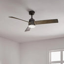 Ceiling Fan with Light Kit - 14.5 Inches Tall - 52 Inches Wide