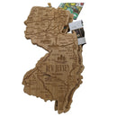 New Jersey State Destination Bamboo Serving and Cutting Board