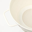5qt Stainless Steel Colander Cream - ™