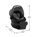 Shyft Intuiti Travel System Featuring Revolve180 LiteMax NXT - Fossil Gray