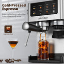 Espresso Machine with Grinder - Brushed Stainless Steel