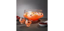 Footed Glass Punch Bowl - Clear