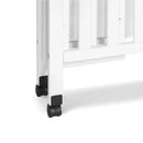 Dylan Folding Portable 3-in-1 Mini Crib and Twin Bed - White
