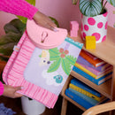 Pink Palms Tiki Toy Bar Baby Activity Gym and Tummy Time Mat Newborn to 3 Years