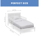 Wood Toddler Bed - Bianca White