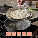 4qt Large Always Pan Gris Anthracite Set Ceramic Non-Stick - Charcoal