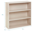 3-Shelf Storage Cabinet - White Wash