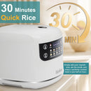 Digital Rice Cooker - White