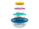 8-Piece Glass Mixing Bowl Set