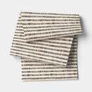 108"x14" Striped Table Runner - Khaki/Black