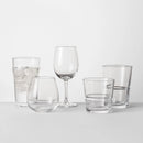 Glass Stackable Short Tumblers - Clear