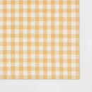 Cotton Gingham Tablecloth - Yellow