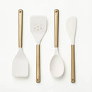 4-Piece Kitchen Utensil Set - Stainless Steel and Nylon