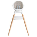 Height-Adjustable Wooden High Chair - Walnut