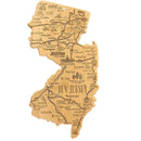 New Jersey State Destination Bamboo Serving and Cutting Board