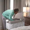 Snuggity Snug Bedside Baby Bassinet - Nimbu
