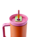 40oz Stainless Steel Straw Tumbler - Tangy Tango