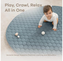 Round 60-Inch Play Mat - Pacific Blue