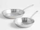 D3 Stainless 3-ply Bonded Cookware Set, 2 piece Fry Pan Set, 8 & 10 inch