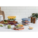 Glass Meal Prep Food Storage Containers Set - Multicolor