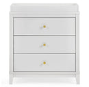 Eloise 3 Drawer Dresser with Changing Top - Moonstruck Gray