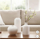 Handcrafted Stoneware Vase Set