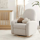 Nami Electronic Recliner and Swivel Glider with USB Port and Light Wood Base - Performance Beach