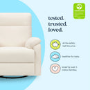 Suzy Recliner and Swivel Glider - Cozy Cream Boucle