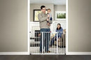 Extra Wide Baby Gate with Extensions and Mounting Kits - White