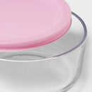 6-Piece Round Glass Food Storage Container Set