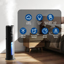Smart Humidifier with App & Remote Control - Black