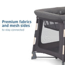 Swift Baby Playpen with Mat - Classic Graphite