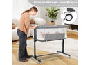 Baby Bassinet 2 in 1 Bedside Sleeper - Dark Gray