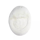 Ultra-Soft Faux Fur Seat Cover for Baby Swing - White