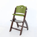 Beyond Wooden High Chair with Tray - Mahogany/Olive