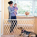 Expansion Walk-Thru Hardware Mounted Safety Gate - Natural