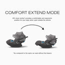 Cloud T Comfort Extend Infant Car Seat with SensorSafe - Mirage Grey