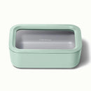 Medium Ceramic Coated Glass Food Storage Container - Mist