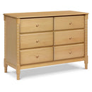 Jenny Lind Spindle 6-Drawer Dresser - Honey