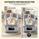 Electric Baby Rocker for Newborns with 3 Timer Functions - Grey